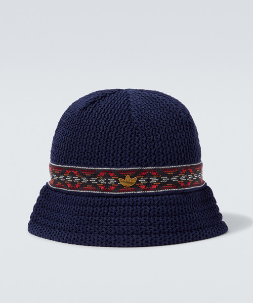 엠브로이더리 크로셰 코튼 버킷 햇