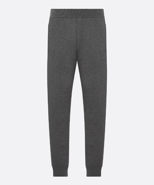 코튼 캐시미어 니트 트랙 팬츠