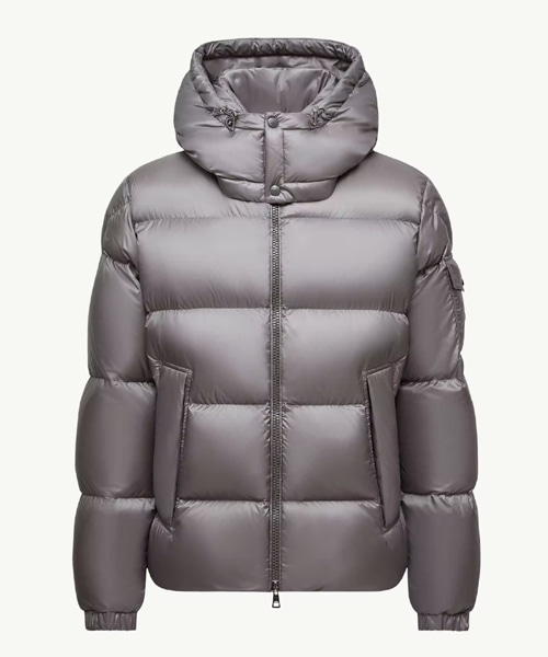 COUYERE 후드 숏 다운 재킷