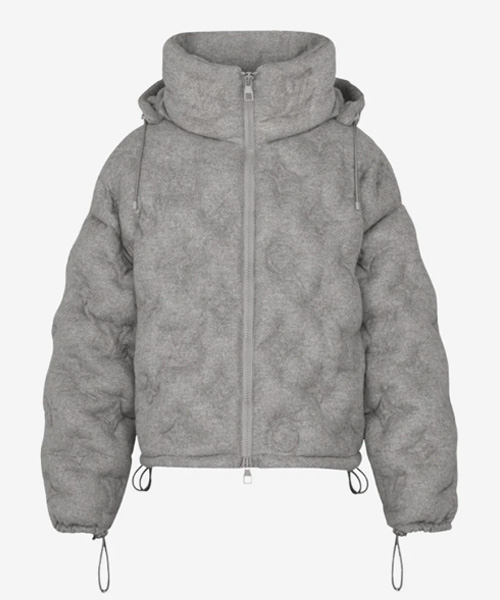 모노그램 보이후드 퍼퍼 자켓