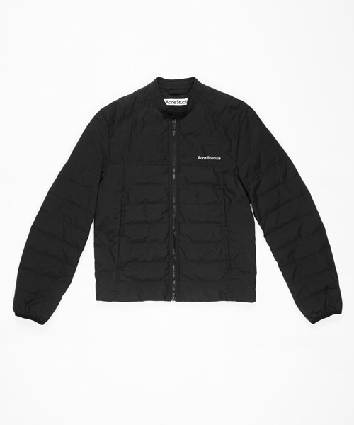 로고 프린트 다운 자켓