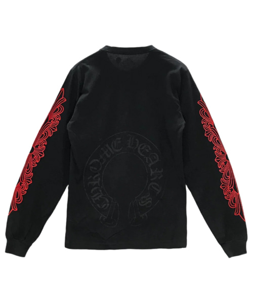 홀스슈 로고 롱 슬리브 티셔츠