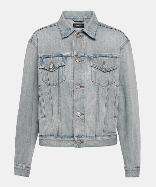 크롭 데님 재킷