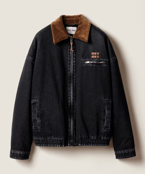 데님 블루종 재킷