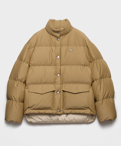 트라이앵글 패치 기능성 다운 재킷