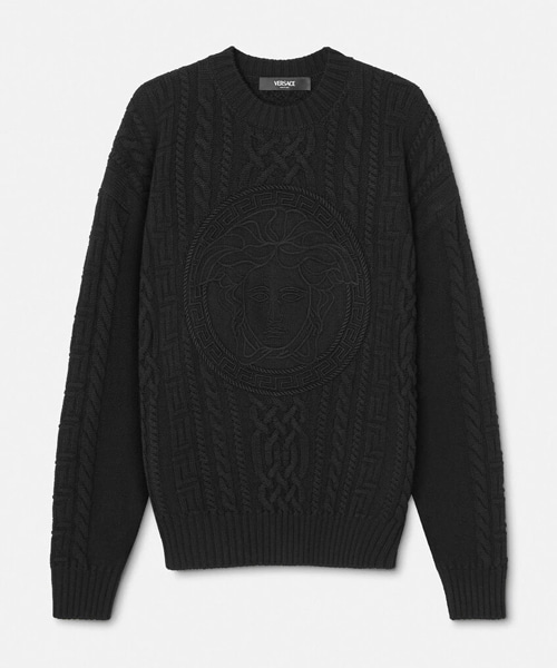 메두사 케이블 니트 스웨터