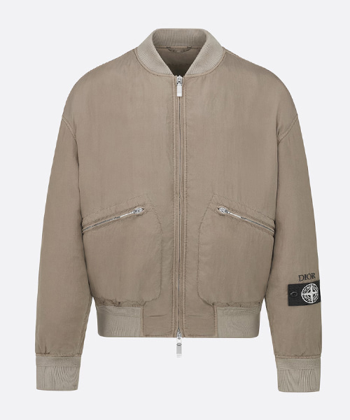 엠브로이더드 패치 봄버 재킷