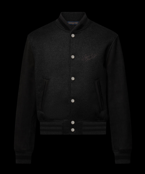 레더 바시티 자켓