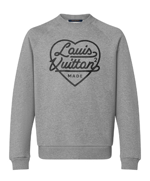 하트 로고 프린트 스웨트셔츠