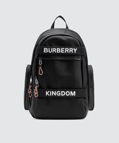 라지 로고 킹덤 디테일 네비스 백팩