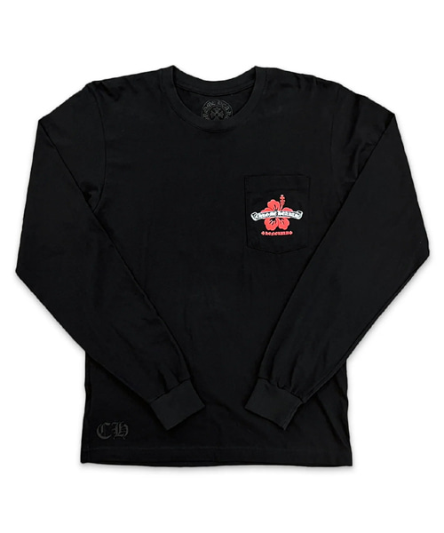 호놀룰루 히비스커스 롱 슬리브 티셔츠