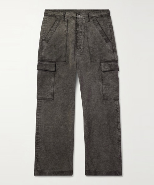 코튼 몰스킨 카고 트라우저 팬츠