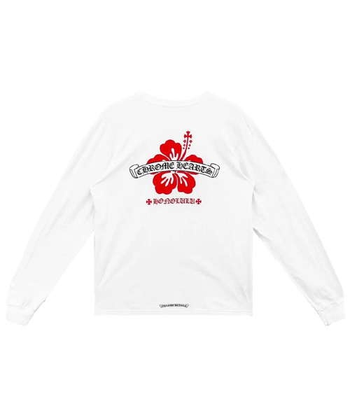 호놀룰루 히비스커스 롱 슬리브 티셔츠