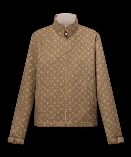 더블 페이스 모노그램 자켓