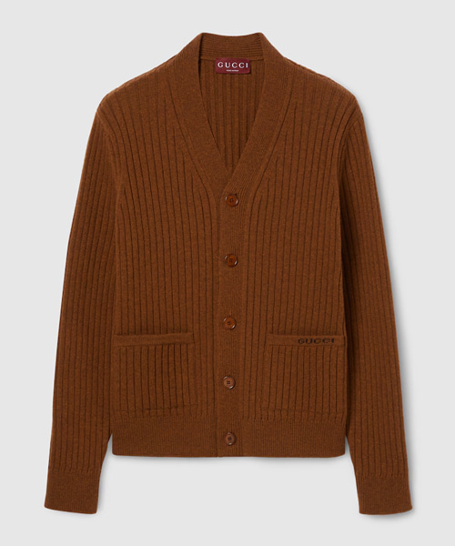 립 울 캐시미어 니트 가디건