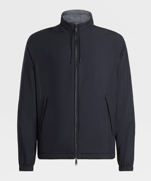 나일론 리버시블 블루종