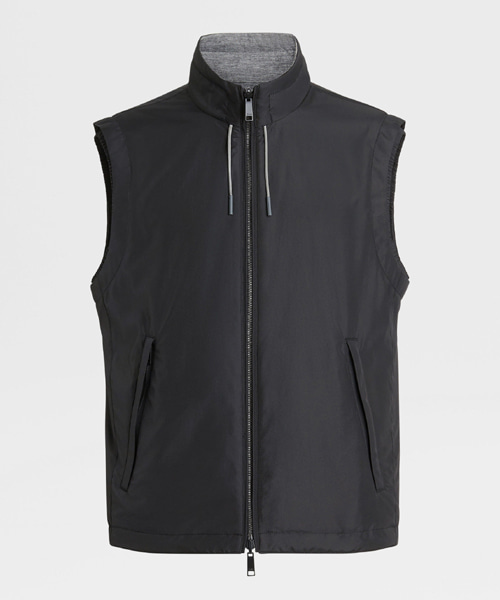 나일론 리버시블 베스트