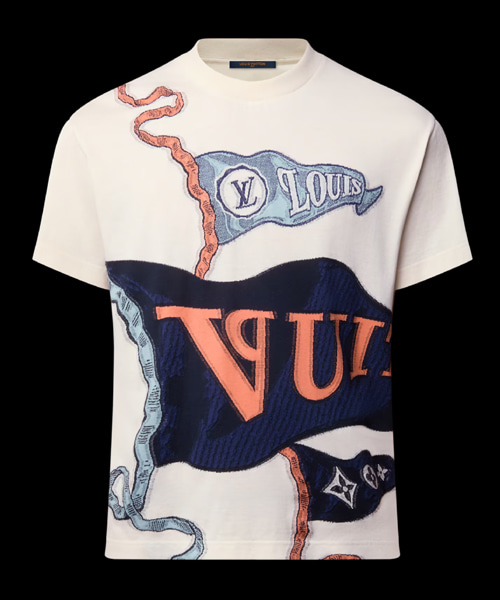 인타르시아 그래픽 티셔츠