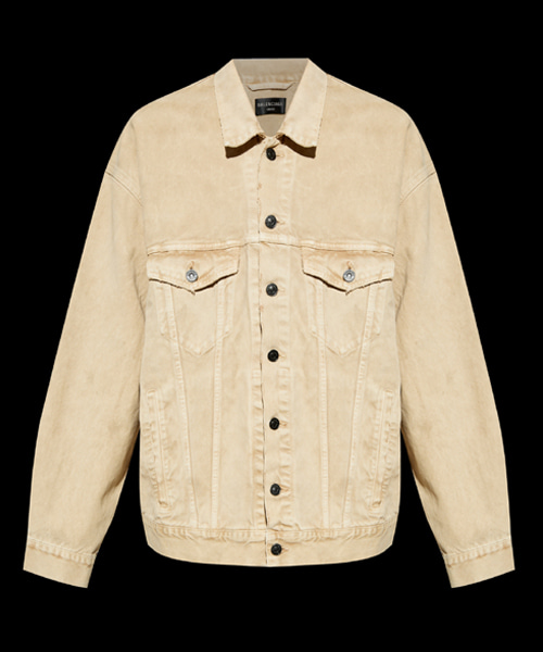 오버��이즈 데님 재킷