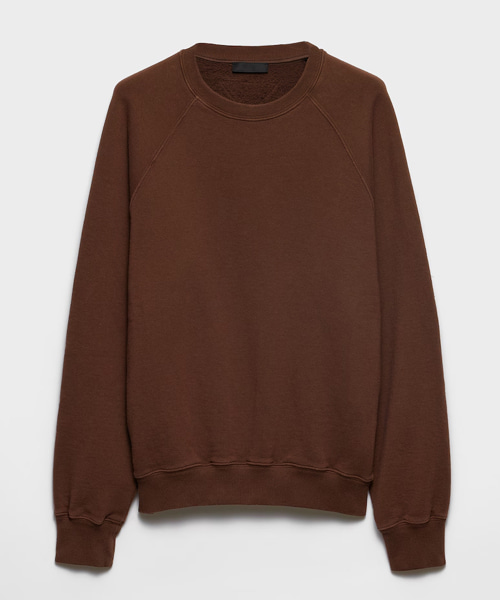 코튼 플리스 스웨트셔츠