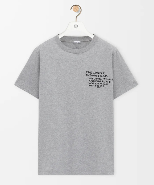 퓨처리스트 캣 레귤러 핏 코튼 티셔츠