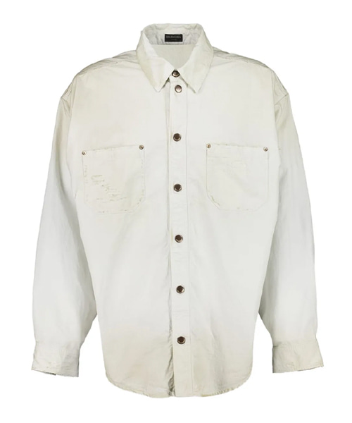 포켓 버튼 업 셔츠