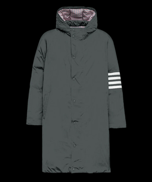 트윌 사선 풋볼 사이드라인 파카