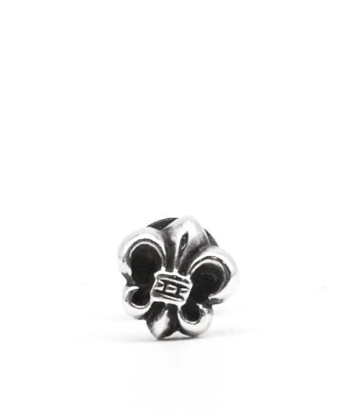 실버 플루어 이어링 스터드