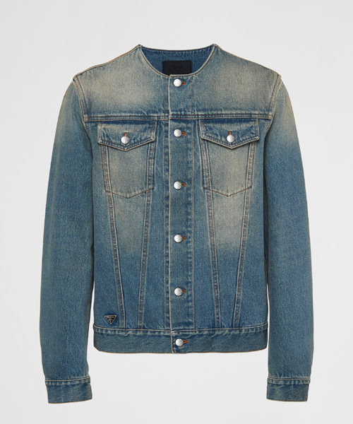 데님 블루종 자켓
