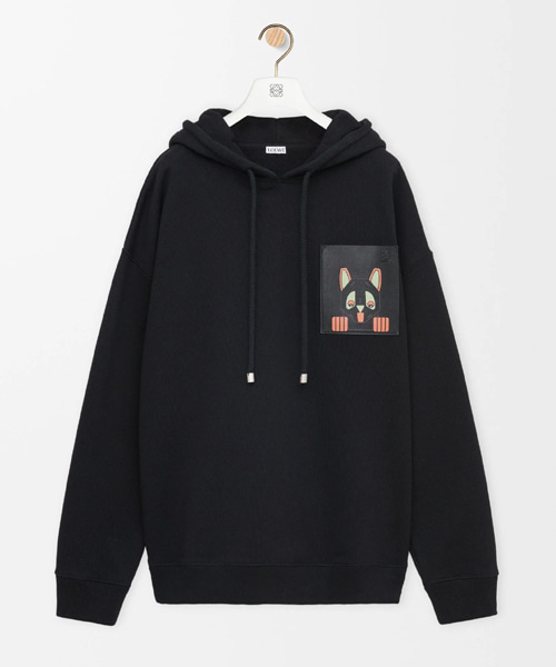 퓨처리스트 캣 코튼 릴랙스 핏 코튼 후디