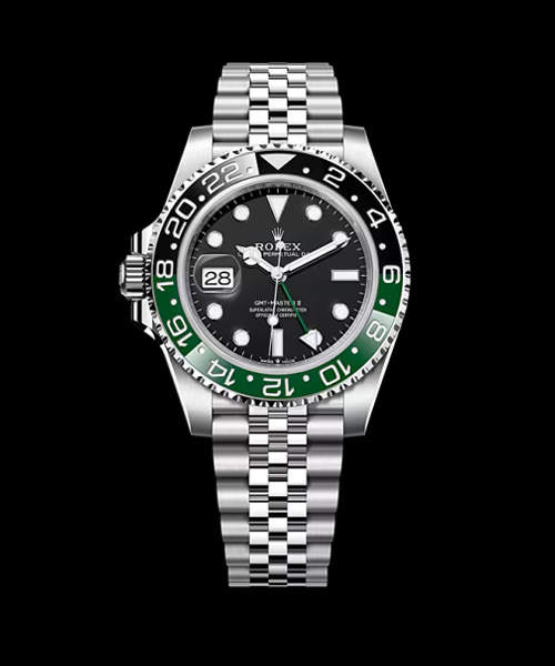 GMT-MASTER II (스프라이트 / 그린&블랙 베젤 / 쥬빌리 브레이슬릿) 40mm