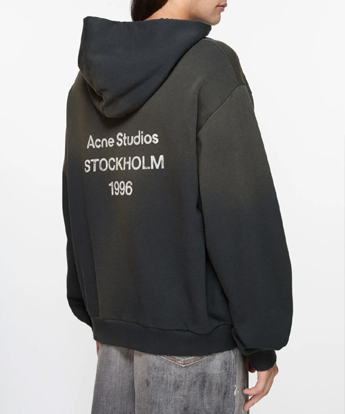 빈티지 스프레이 1996 로고 프린트 후드 스웨터