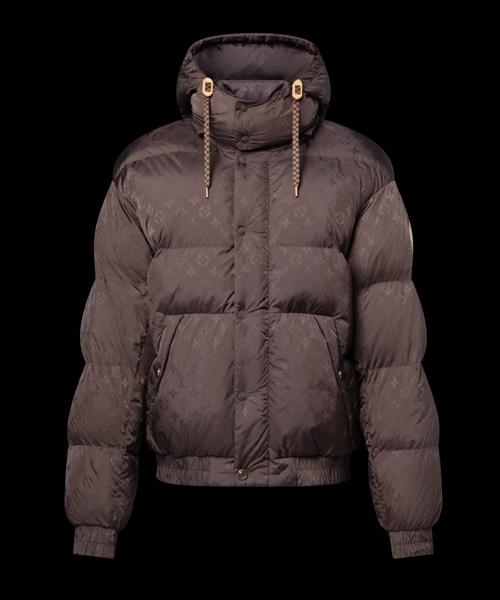 모노그램 다운 블루종