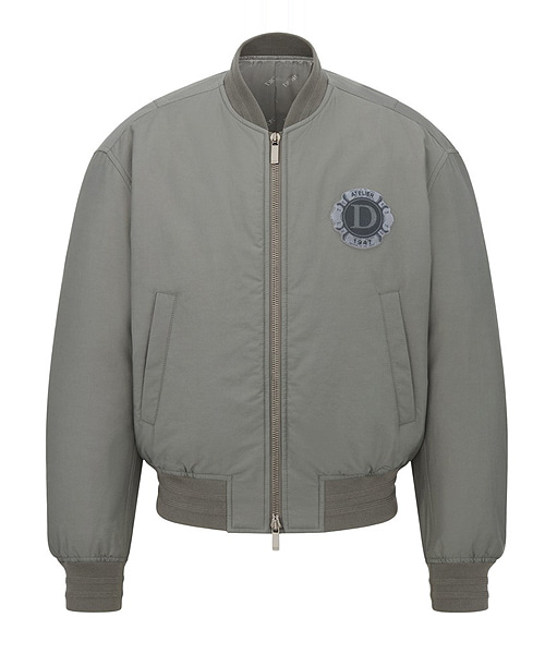 코튼 블렌드 봄버 자켓