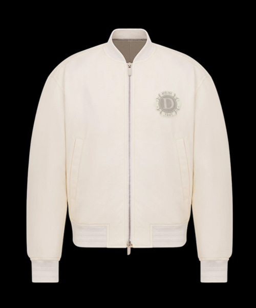 코튼 블렌드 봄버 자켓