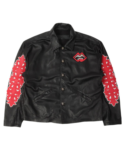 매티 보이 레더 촘퍼 블루종