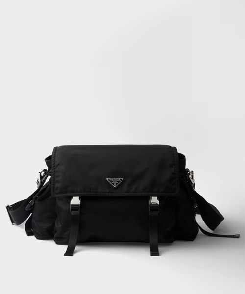 익스플로어 리나일론 및 가죽 백