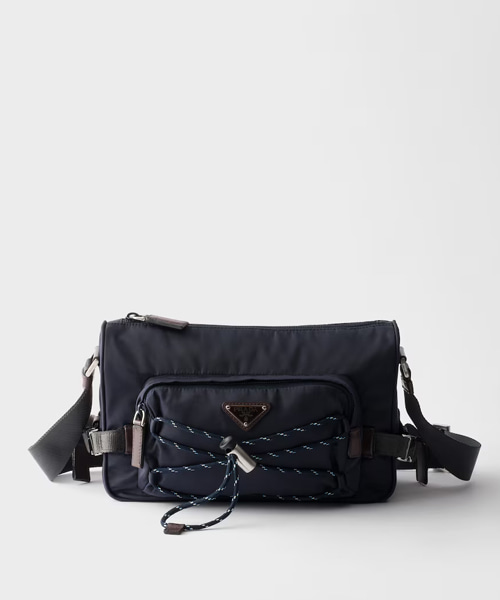 스피드록 리나일론 및 가죽 숄더백