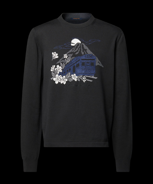 니트 롱 슬리브 크루넥