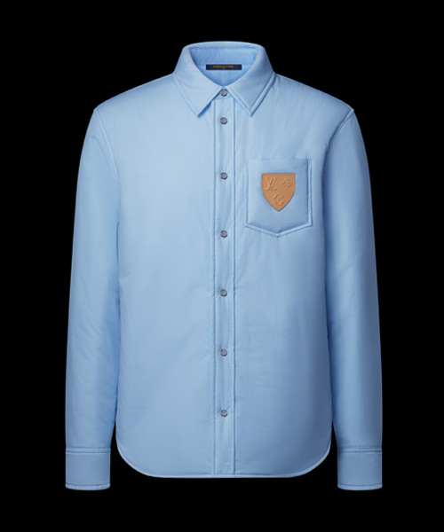 리버서블 패딩 롱 슬리브 오버셔츠