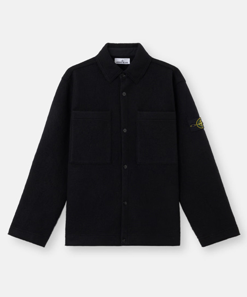 펠티드 RWS 울 버튼 업 셔츠