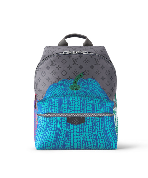 LV x YK 디스커버리 백팩 펌킨 프린트