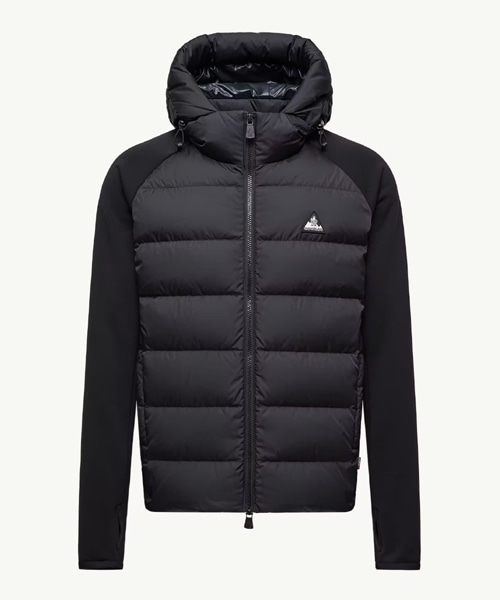 그레노블 퀄팅 폴라텍 지퍼 가디건