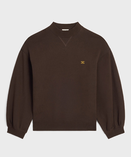 코튼 플리스 루즈 스웨트셔츠