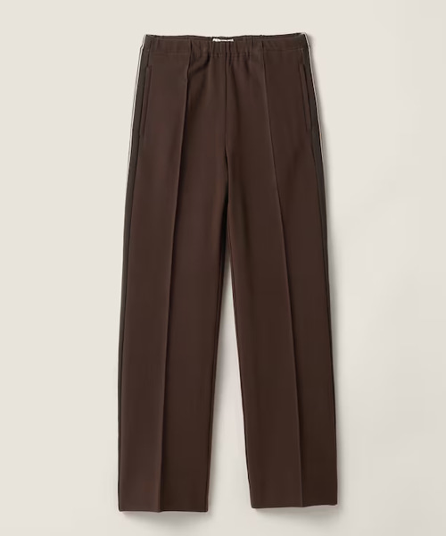 패브릭 스티치 니트 팬츠