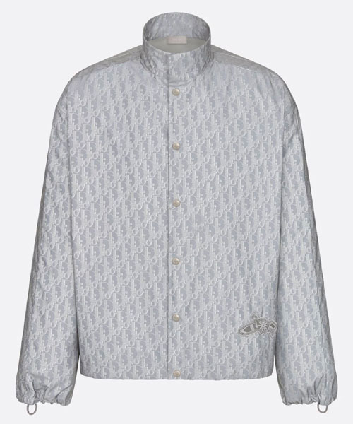 리플렉티브 나일론 오버사이즈 셔츠 자켓