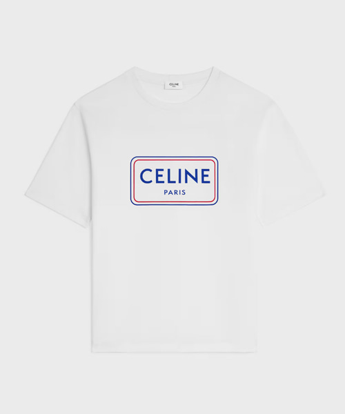 코튼 저지 루즈 티셔츠