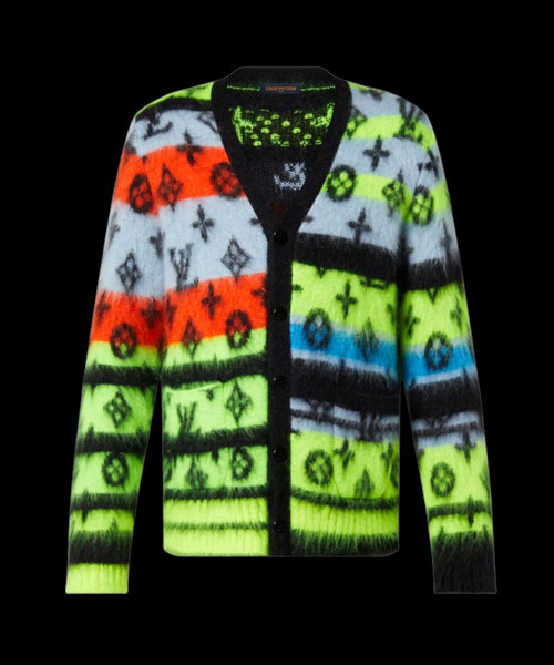 모노그램 모헤어 가디건