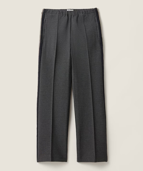 패브릭 스티치 니트 팬츠