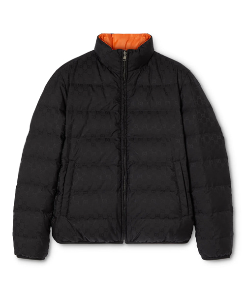 리버서블 GG 나일론 집업 재킷